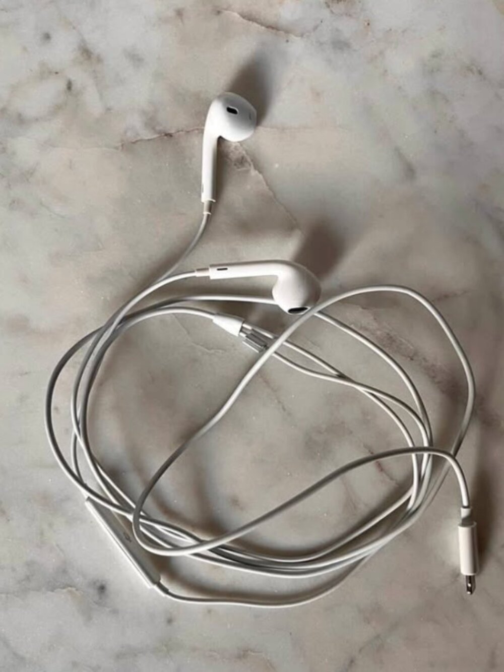 Apple lightening cable earphones